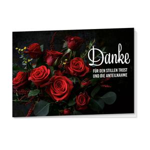 DRUCKboutique Trauerkarten / Danksagung zum Falten