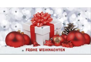 Gutscheinkarte Geschenkgutscheine geschenkgutscheine.com bestellen Klappkarten pos-hauer für Weihnachten Weihnachtsmotiv Weihnachtsgutschein