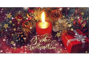 Gutscheinkarte Geschenkgutscheine geschenkgutscheine.com bestellen Klappkarten pos-hauer  X2007 für Weihnachten Weihnachtsfest xmas X-mas Weihnachtsmotiv Weihnachtsgutschein