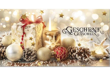 Gutschein Weihnachtsmotiv